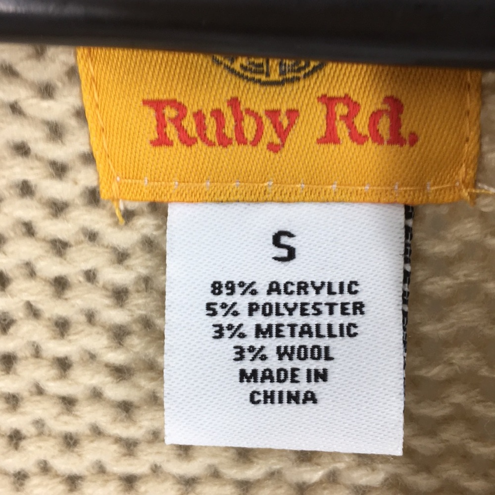 Ruby Rd. Shawl Like Sweater ( P2018) - Picture 3 of 4